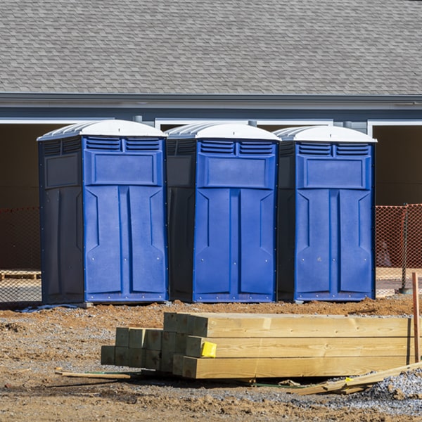 what is the cost difference between standard and deluxe porta potty rentals in Elizabeth